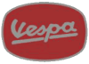 Vespa Logo rot (Pin)