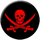 Skull - Pirate red