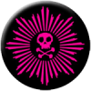 Skull mit Strahlen pink