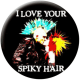 Spiky Hair (Button)