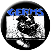 Germs - Leather Skull (Button)