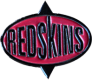 Redskins - schwarze Schrift (PIN)