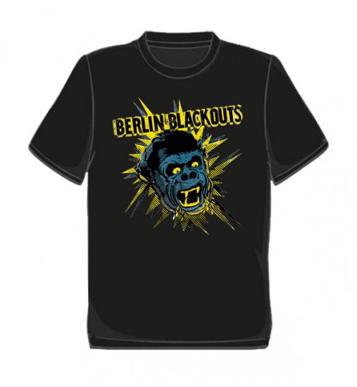 Berlin Blackouts/ Kong T-Shirt (schwarz) - zum Schließen ins Bild klicken