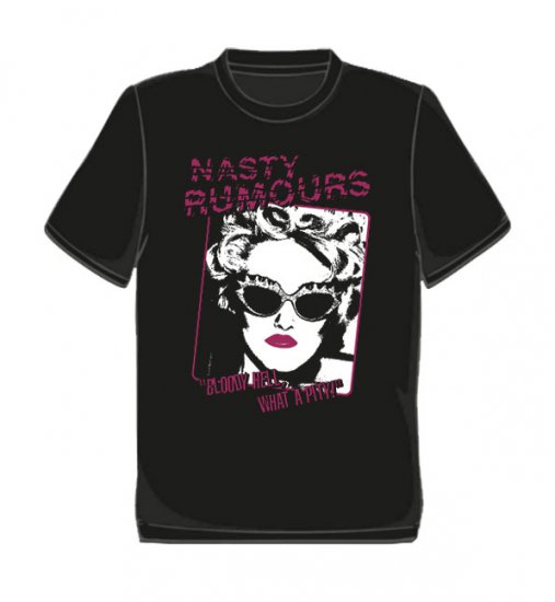 Nasty Rumours/ Bloody Hell T-Shirt - Click Image to Close