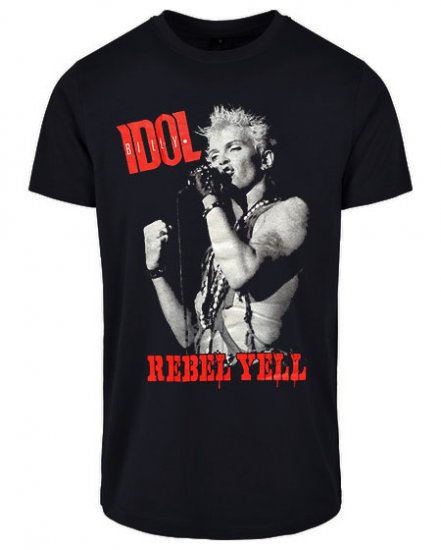 Billy Idol/ Rebel Yell T-Shirt - Click Image to Close