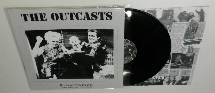 Outcasts, The - Frustration LP (2nd press, limited) - Click Image to Close