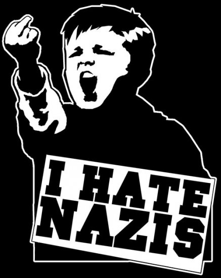 I Hate Nazis (Druck) - zum Schließen ins Bild klicken