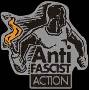 Antifascist Action (Pin) - zum Schließen ins Bild klicken