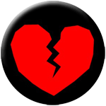 Broken Heart red - Click Image to Close