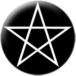 Pentagramm weiß - zum Schließen ins Bild klicken