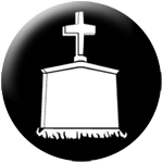 Grabstein mit Kreuz - zum Schließen ins Bild klicken