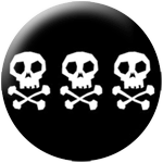 3 Skulls weiß - Click Image to Close