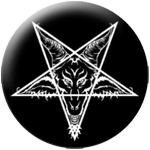 Pentagramm mit Ziegenkopf - zum Schließen ins Bild klicken