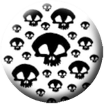 Skulls schwarz - zum Schließen ins Bild klicken