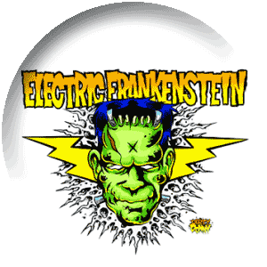 Electric Frankenstein (Button) - Click Image to Close