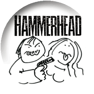 Hammerhead - Strichmännchen (Button) - Click Image to Close