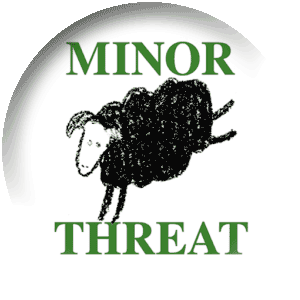 Minor Threat - Sheep (Button) - Click Image to Close