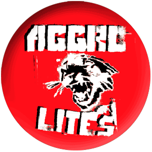 Aggrolites - Panther (Button) - Click Image to Close