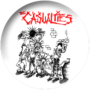 Casualties, The - Comic (Button) - Click Image to Close