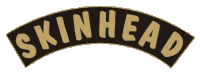 Skinhead Gold (Pin) - zum Schließen ins Bild klicken