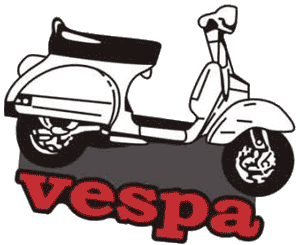 Vespa Scooter (Pin) - zum Schließen ins Bild klicken