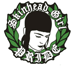 Skinhead Girl Pride (Pin) - zum Schließen ins Bild klicken