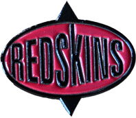 Redskins - schwarze Schrift (PIN) - zum Schließen ins Bild klicken
