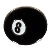 8 Ball (Pin) - Click Image to Close