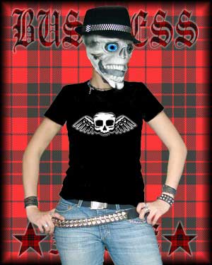Girly "Flügelskull" - Click Image to Close