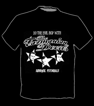 Tazmanian Devils/ Psychobilly T-Shirt - Click Image to Close