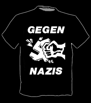 T - Shirt "Gegen Nazis" - zum Schließen ins Bild klicken