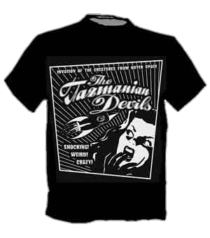 Tazmanian Devils/ Invasion T-Shirt - Click Image to Close