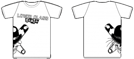 Lower Class Brats/ New Seditionaries T-Shirt weiß - zum Schließen ins Bild klicken