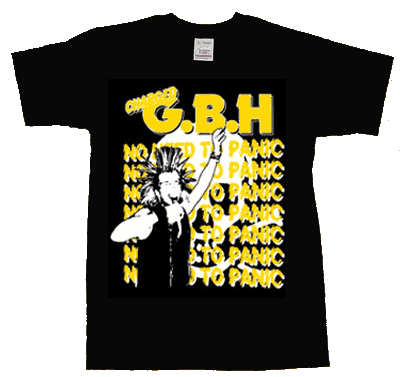 GBH/ No Need To Panic T-Shirt - Click Image to Close