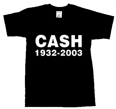 Cash, Johnny/ 1932-2003 T-Shirt - Click Image to Close