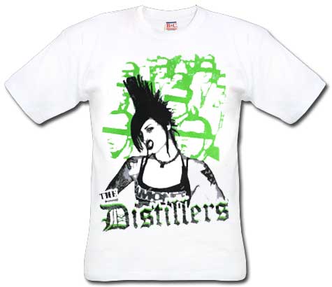 Distillers, The/ Weiß T-Shirt - Click Image to Close