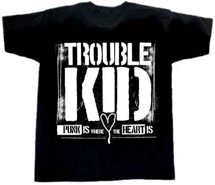 Troublek!d/ Punk Is Where The Heart Is (schwarz) T-Shirt - Click Image to Close