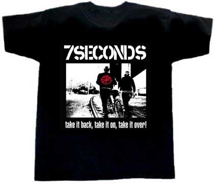 7 Seconds/ Take It Back T-Shirt - Click Image to Close