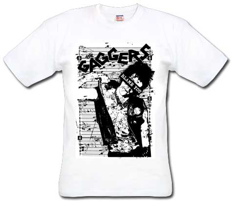 Gaggers, The/ Blame You (white) T-Shirt - Click Image to Close