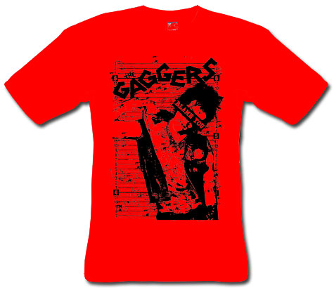 Gaggers, The/ Blame You (red) T-Shirt - Click Image to Close