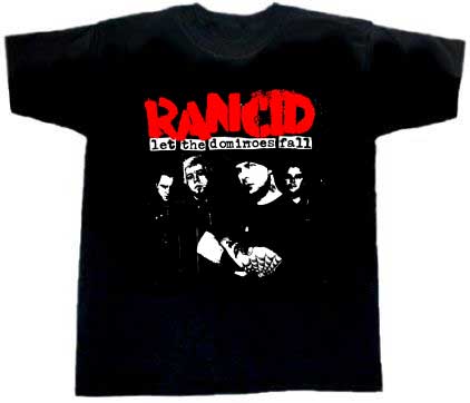 Rancid/ Dominoes Fall T-Shirt - zum Schließen ins Bild klicken