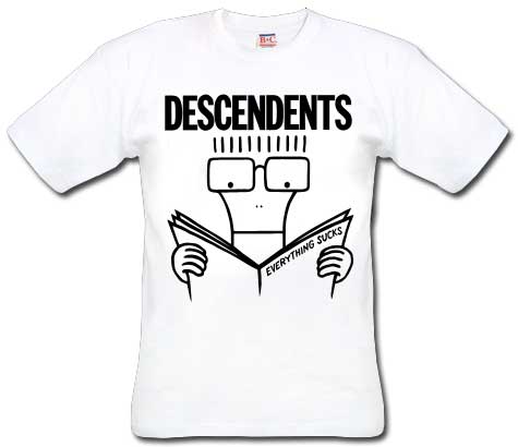 Descendents/ Everything Sucks (weiss) T-Shirt - zum Schließen ins Bild klicken