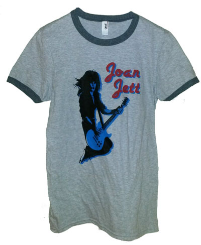 Joan Jett/ Guitar - T-Shirt - Click Image to Close