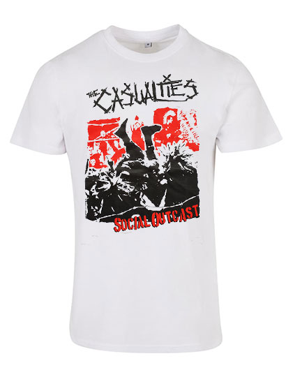 Casualties, The/ Social Outcast T-Shirt - Click Image to Close