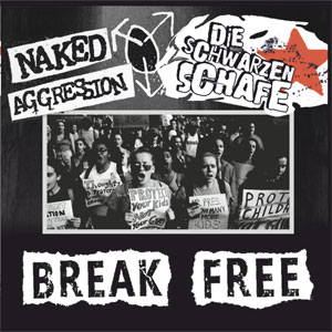 Split - Die Schwarzen Schafe/ Naked Aggression EP - zum Schließen ins Bild klicken