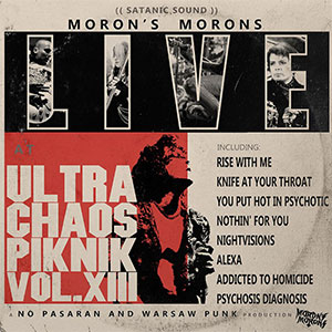 Split - Moron's Morons/ Red Crap LP - zum Schließen ins Bild klicken