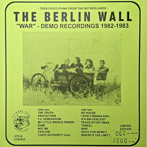 Berlin Wall, The - War-Demo Recordings 1982-1983 LP - zum Schließen ins Bild klicken