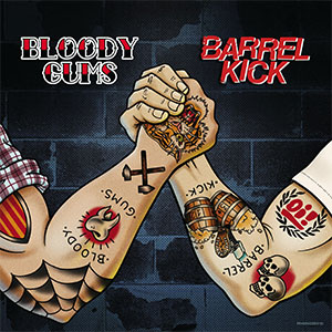 Split - Barrel Kick/ Bloody Gums LP - zum Schließen ins Bild klicken