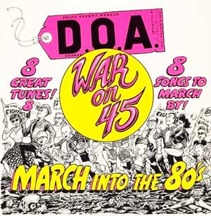 DOA - War On 45 LP - Click Image to Close