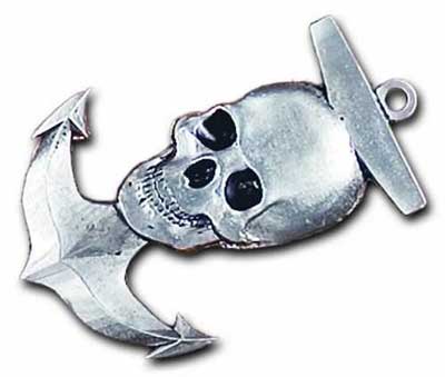 Buckle Skull On Anchor - zum Schließen ins Bild klicken